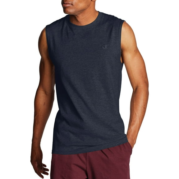Champion Men's and Big Men's Solid Jersey Muscle Tee Shirt, Sizes S-2XL