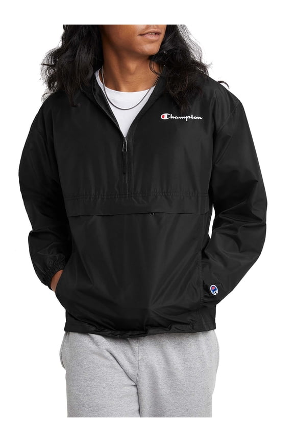 Men's and Big Men's Stadium Packable Windbreaker Jacket, up to Size 2XL