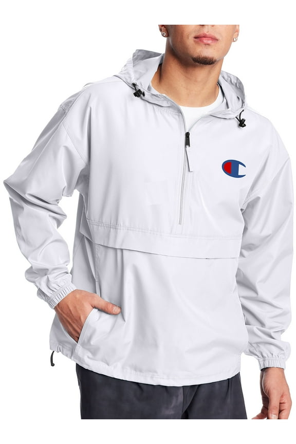 Men's and Big Men's Stadium Packable Windbreaker Jacket, up to Size 2XL