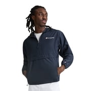 Champion Men s Stadium Packable Jacket with Script Logo, Standard Fit, Lightweight Water-Resistant Polyester Fabric, Sizes S-4XL