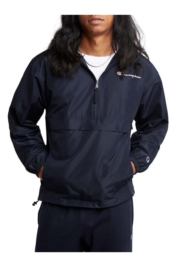 Men's and Big Men's Stadium Packable Windbreaker Jacket, up to Size 2XL