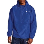 Champion Men’s Stadium Packable Jacket with Script Logo, Standard Fit, Lightweight Water-Resistant Polyester Fabric, Sizes S-4XL