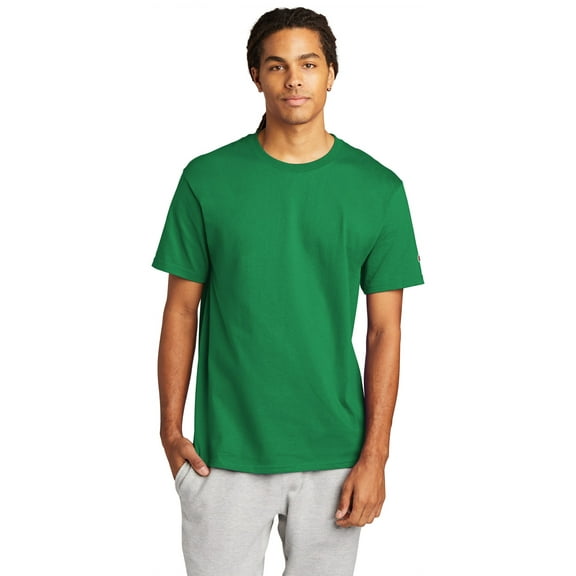 Champion Mens Basic Tee, 3XL, Kelly Green