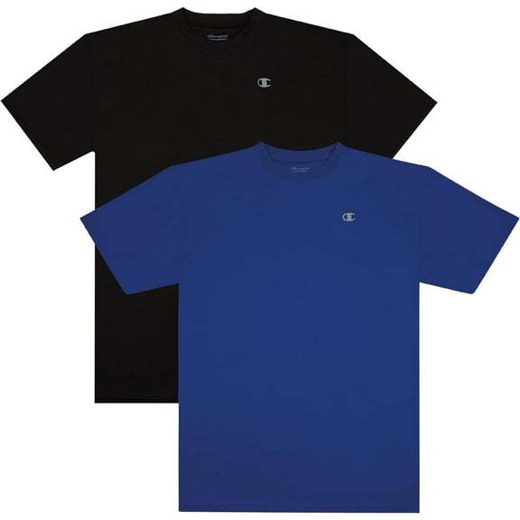 Champion Mens Big and Tall Active Performance T Shirt Moisture Wicking 2 Pack