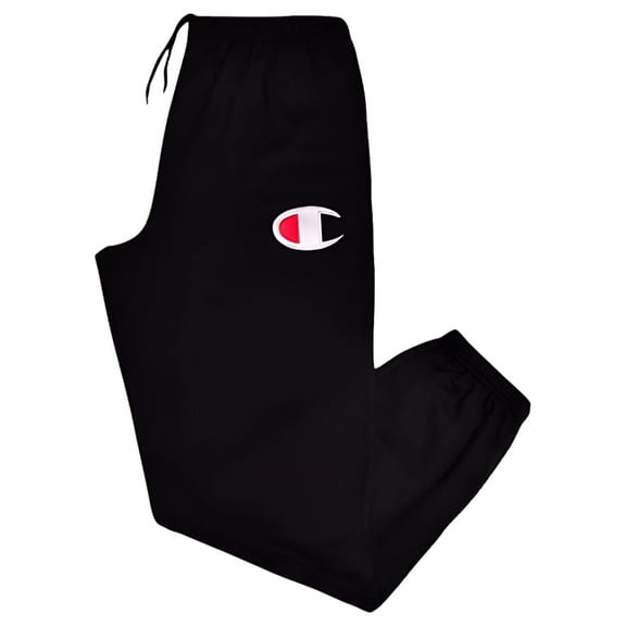 Champion Mens Big and Tall Fleece Jogger Sweatpants with C Logo