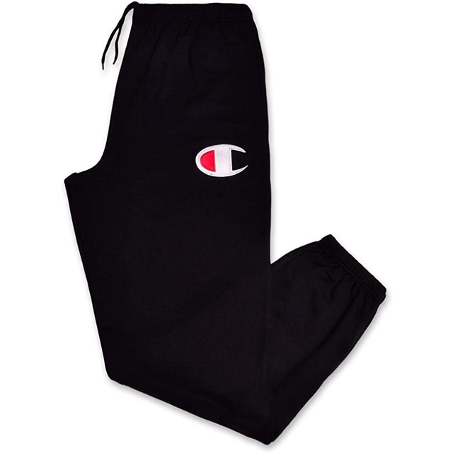 Champion Mens Big and Tall Fleece Jogger Sweatpants with C Logo