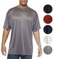 thumbnail image 1 of Champion Mens Big and Tall Powertrain Solid T-Shirt 100% Polyester, 1 of 1