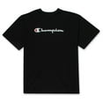 thumbnail image 1 of Champion Mens Big and Tall Printed Script Logo Tee Black,3X Tall, 1 of 3