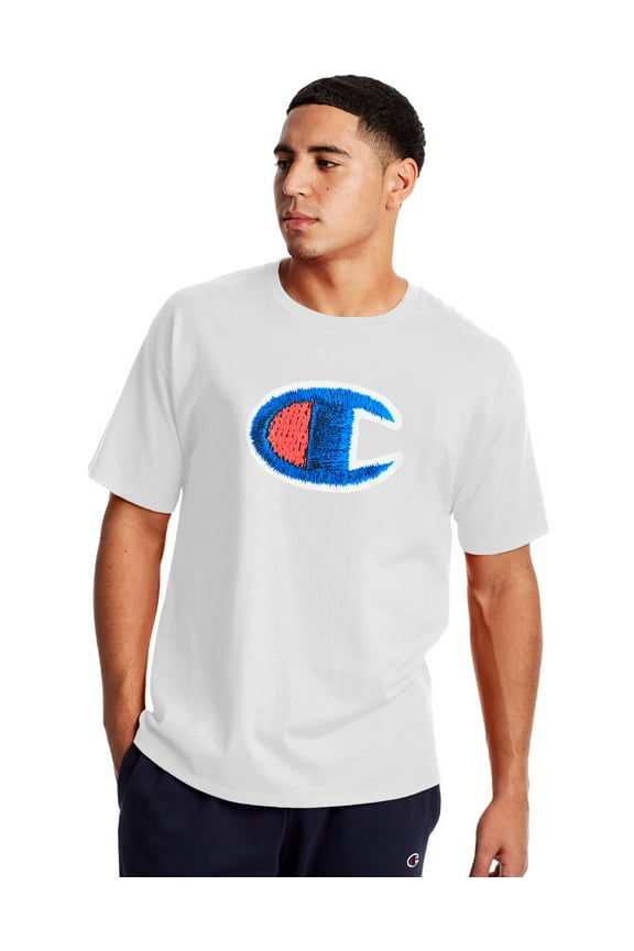 Mens Classic Big C Logo T-Shirt WHT-S