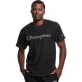 thumbnail image 1 of Champion Mens Classic Jersey Contrast Stitch Tee, S, Black, 1 of 4
