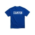 thumbnail image 1 of Champion Mens Classic Jersey Short-Sleeve Tee, XXL, Block Surf The Web, 1 of 4