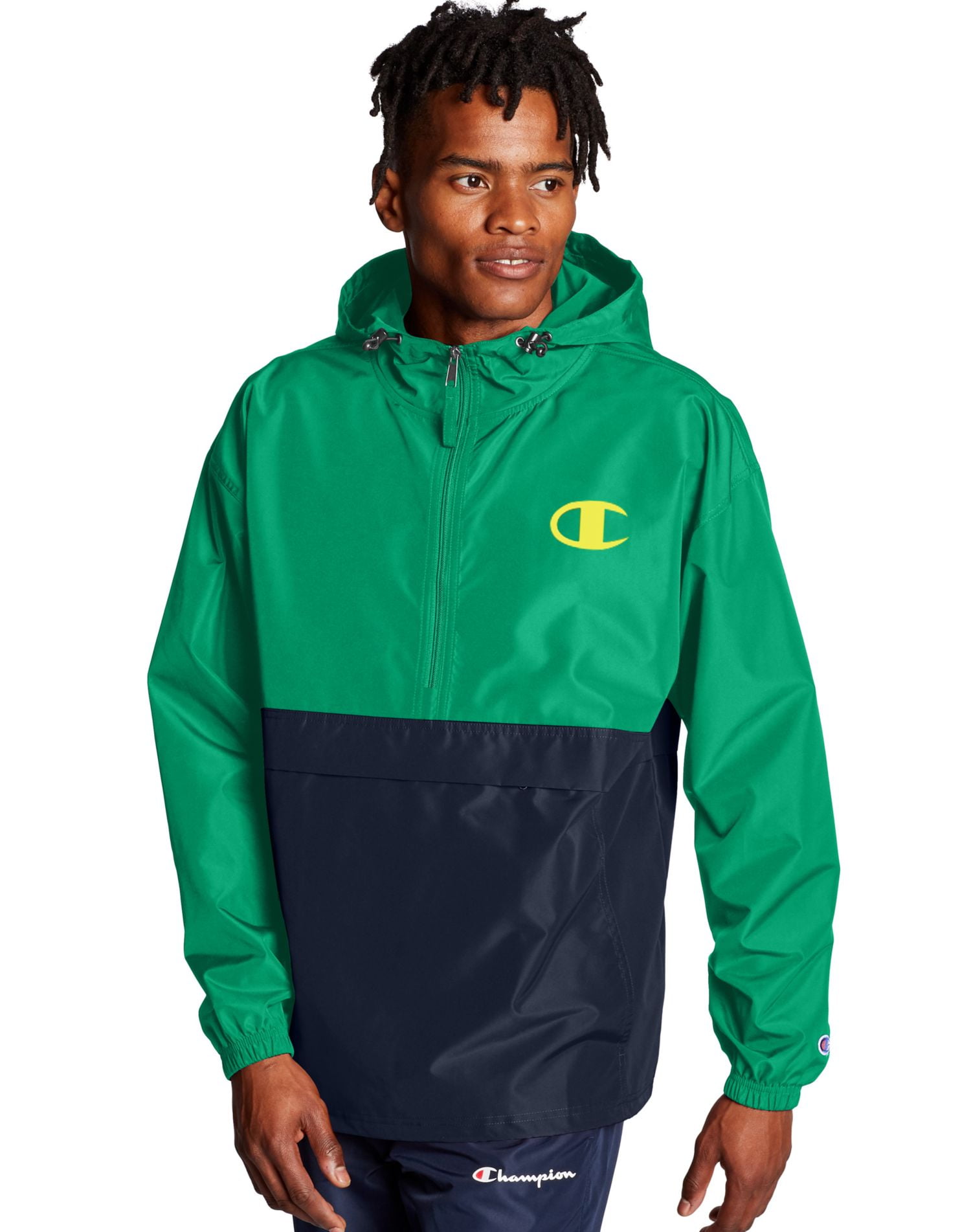 Champion jacket best sale mens navy