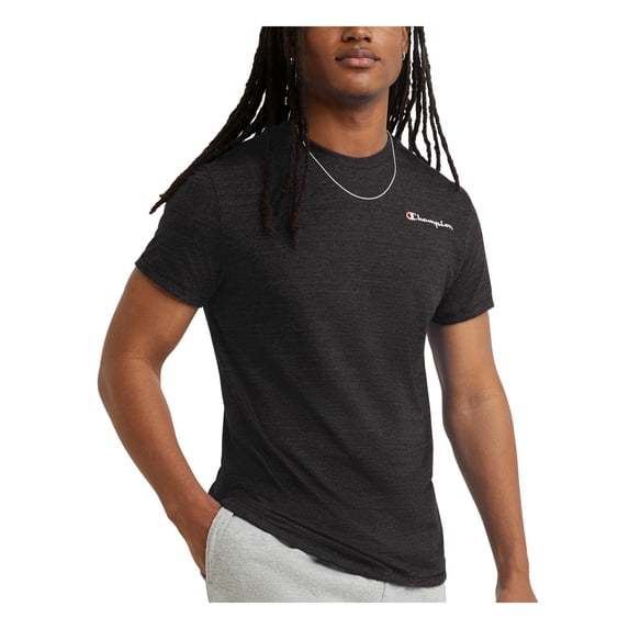 Champion Mens Crewneck Embroidered Logo T-Shirt