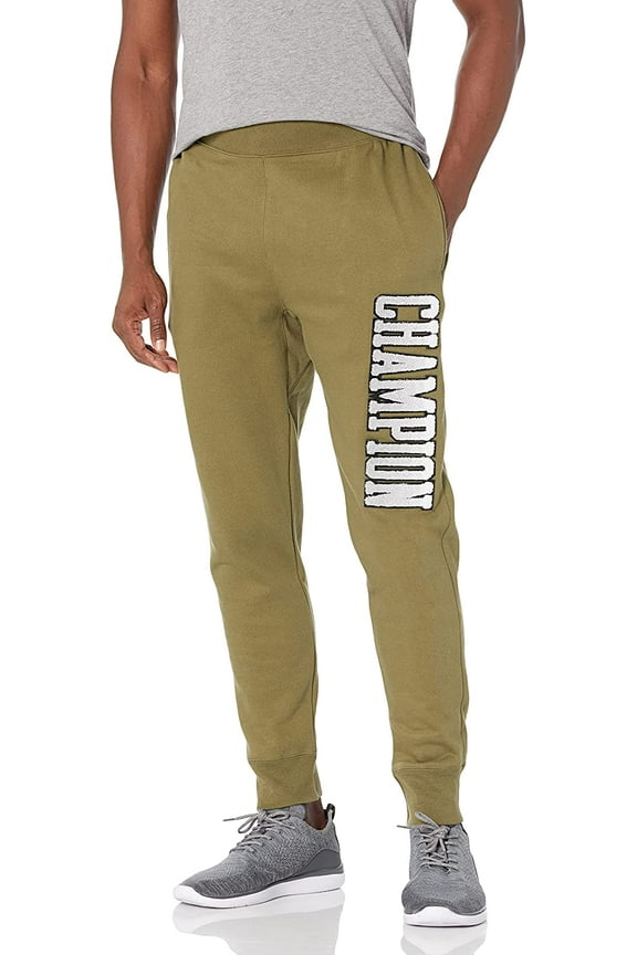 Mens Dip Dye Logo Reverse Weave Jogger OLV-L