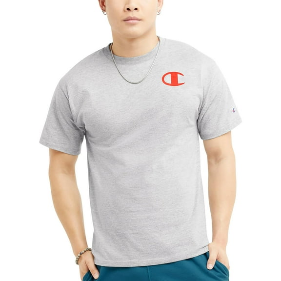 Champion Men's Classic Graphic T-shirt UFO Palm Tree Oxford Gray GT23H 5860FA 806