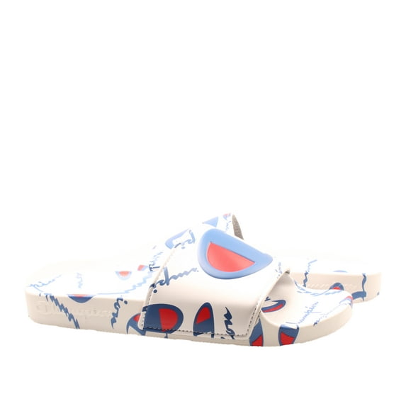 Champion Mens IPO Warped Slide SandalWHT-12