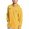 thumbnail image 1 of Champion Mens Logo Print Hoodie,Butter Yellow,X-Large, 1 of 1