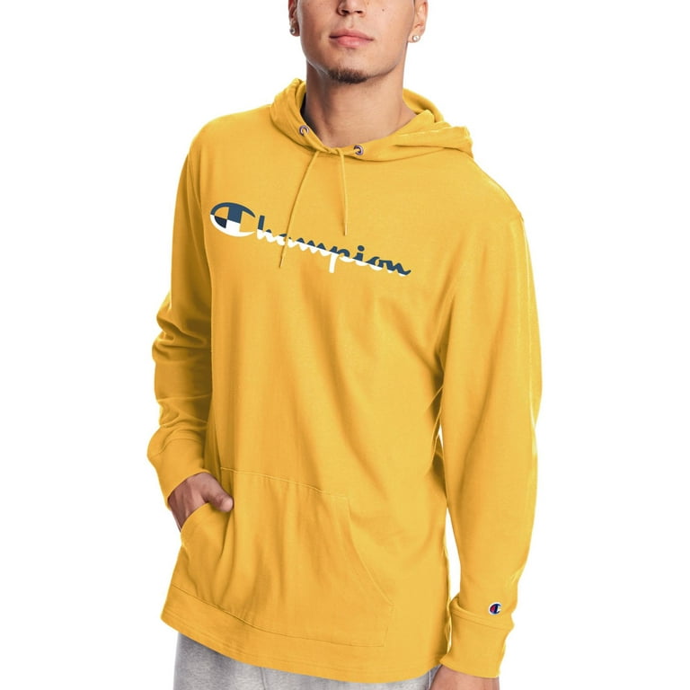 Men yellow shop champion hoodie