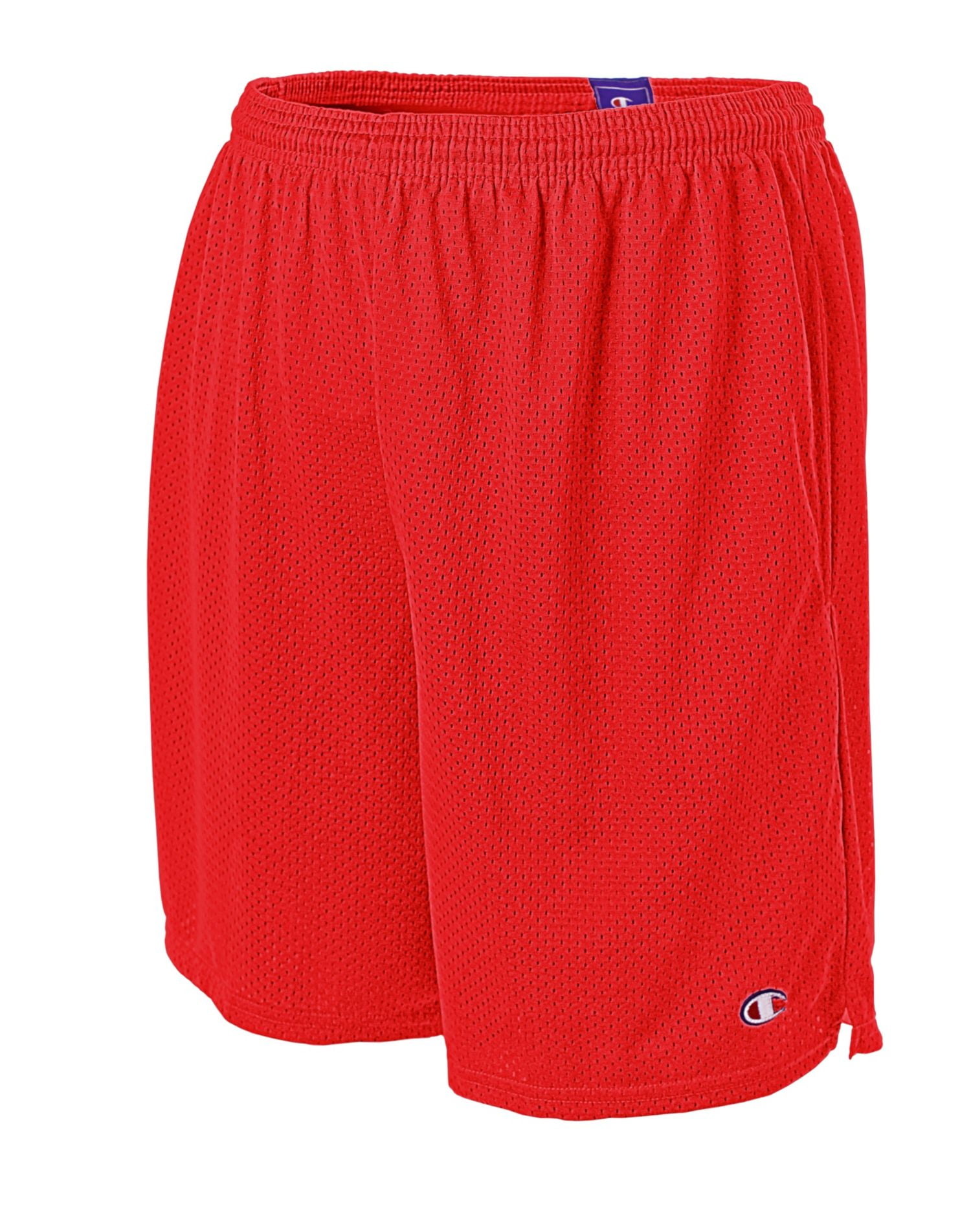 Red champion shop sweat shorts