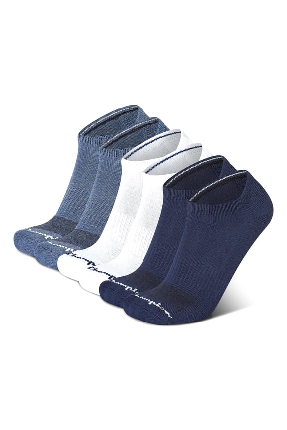 Mens Low Cut, Blue Assorted, 6-12