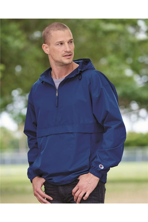 Mens Packable Anorak 1/4 Zip Jacket