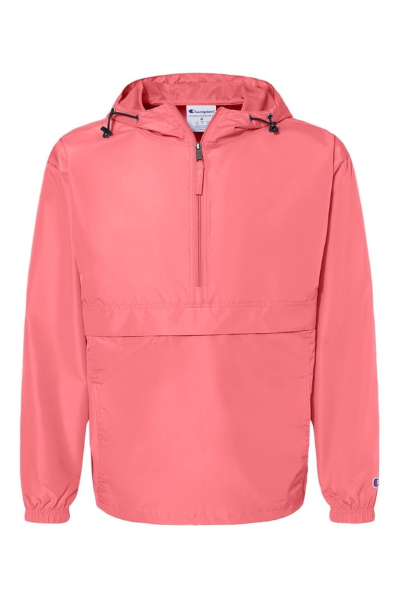 Mens Packable Anorak 1/4 Zip Jacket