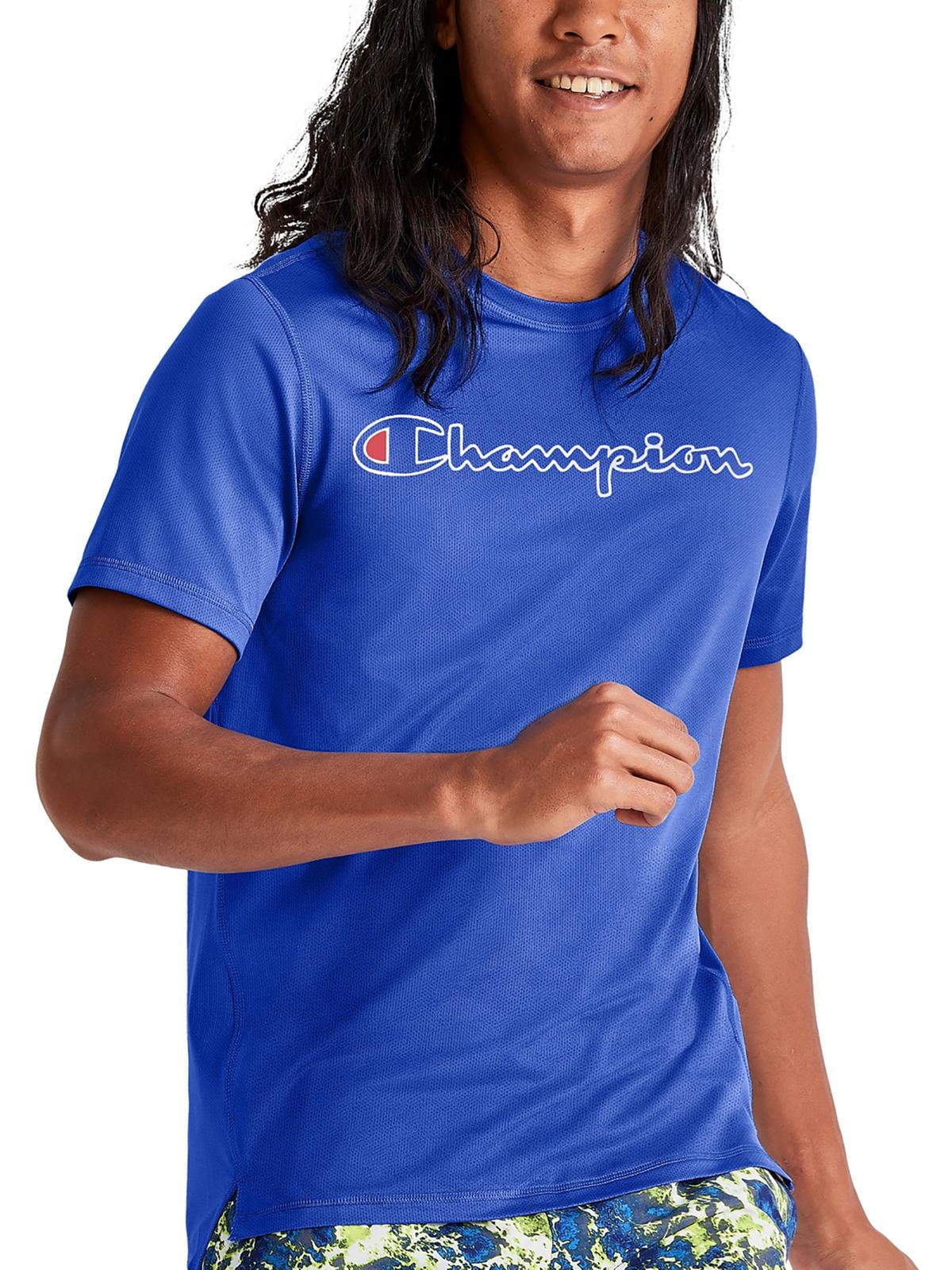 Champion Mens Perforated Fitness Shirts Tops
