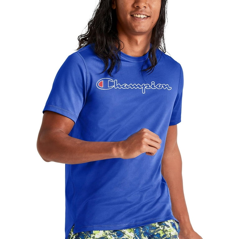 Champion Mens Perforated Fitness Shirts Tops Walmart