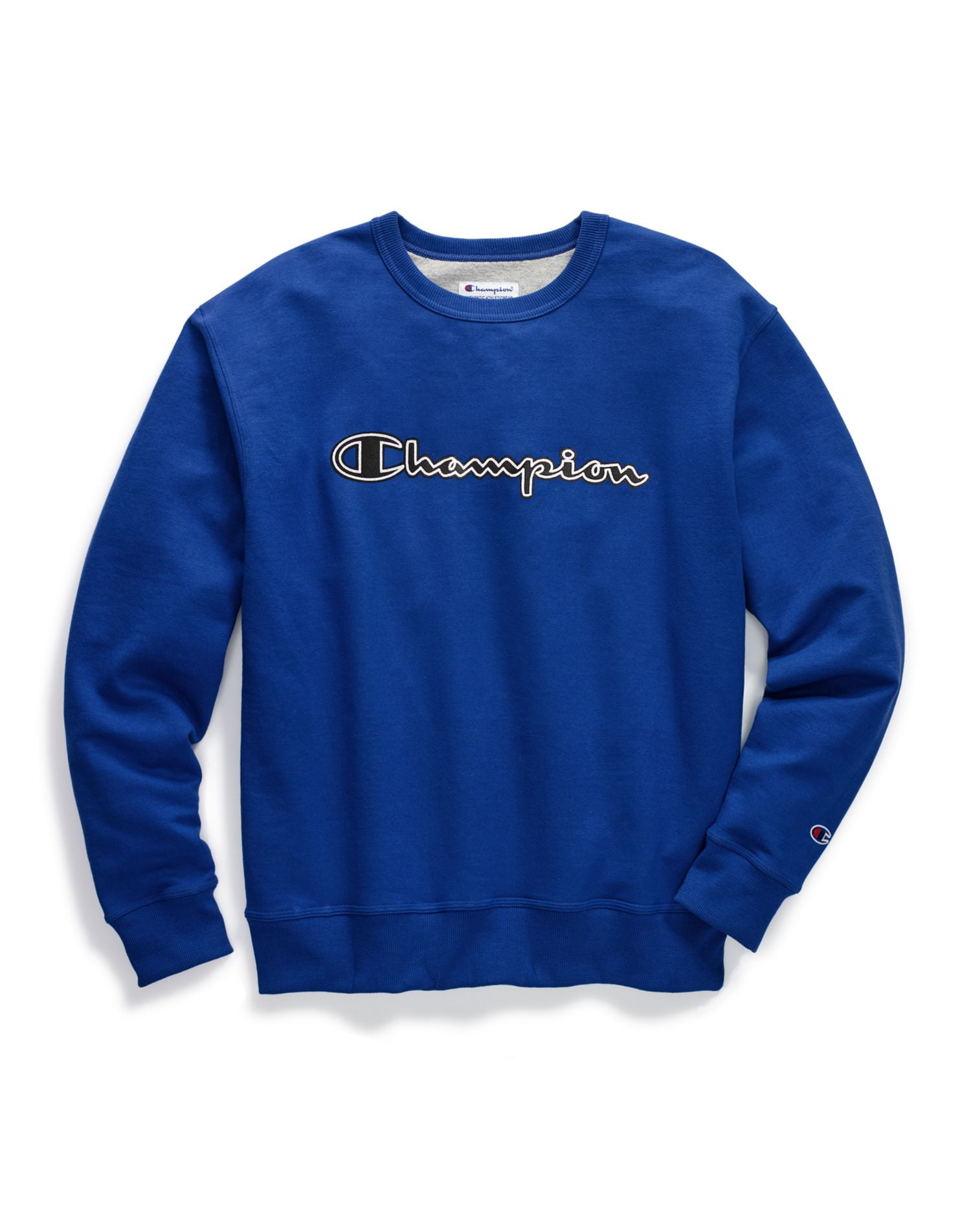Champion Mens Powerblend Fleece Crew XL Chainstitch Surf The Web