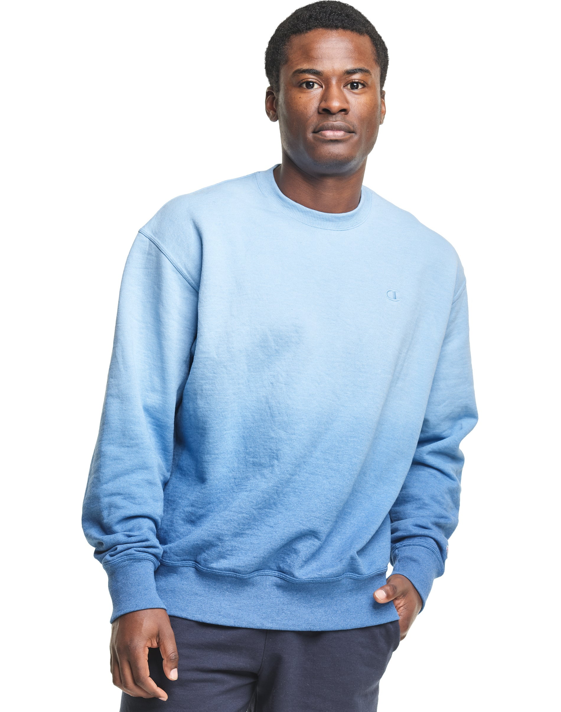 Champion baby blue crew hotsell neck