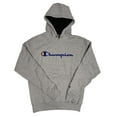 thumbnail image 1 of Champion Mens Powerblend Fleece Pullover Hood, Adult, Oxford Grey, XXL, 1 of 1