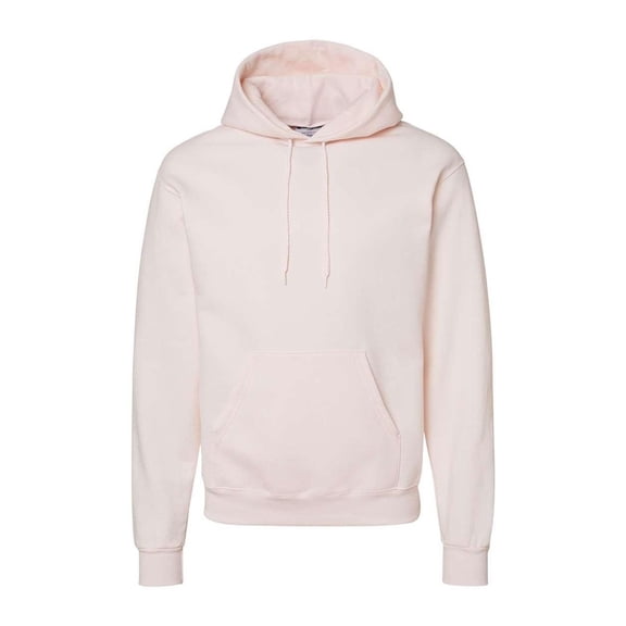 Champion Mens Powerblend Hooded Sweatshirt, M, Body Blush