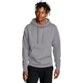 thumbnail image 1 of Champion Mens Powerblend Hooded Sweatshirt, XL, Stone Grey, 1 of 3