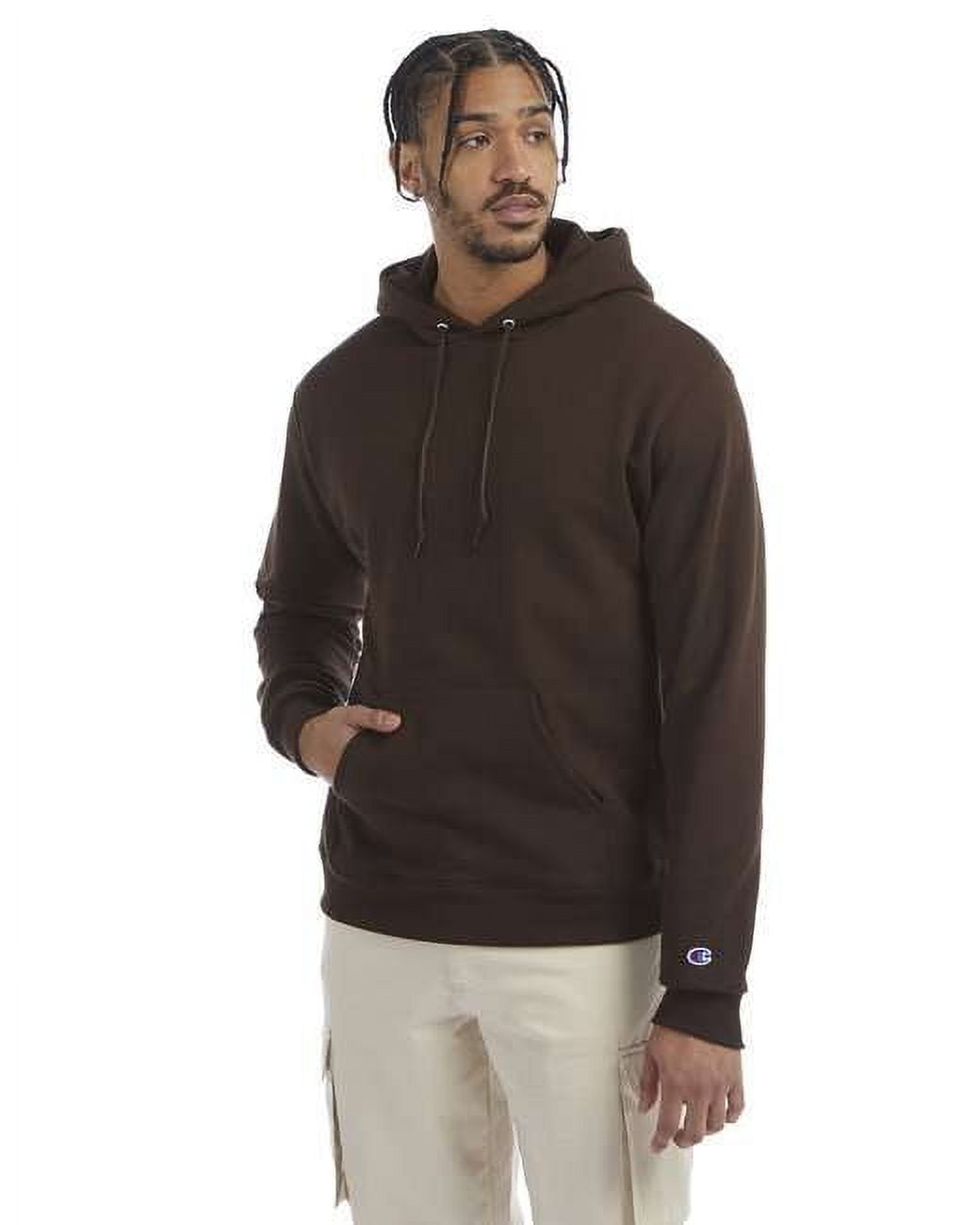 Champion Mens Powerblend Hooded Sweatshirt