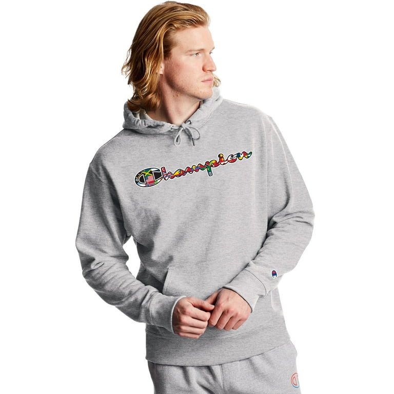 Champion Mens Powerblend Pullover Hoodie, S, Oxford Grey - Main Image