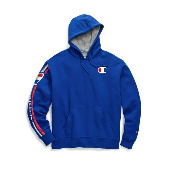 Champion Mens Powerblend Pullover Hoodie, XXL, Vertical Surf The Web
