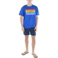 thumbnail image 1 of Champion Mens Rainbow Fitness Workout Pullover Top, 1 of 1