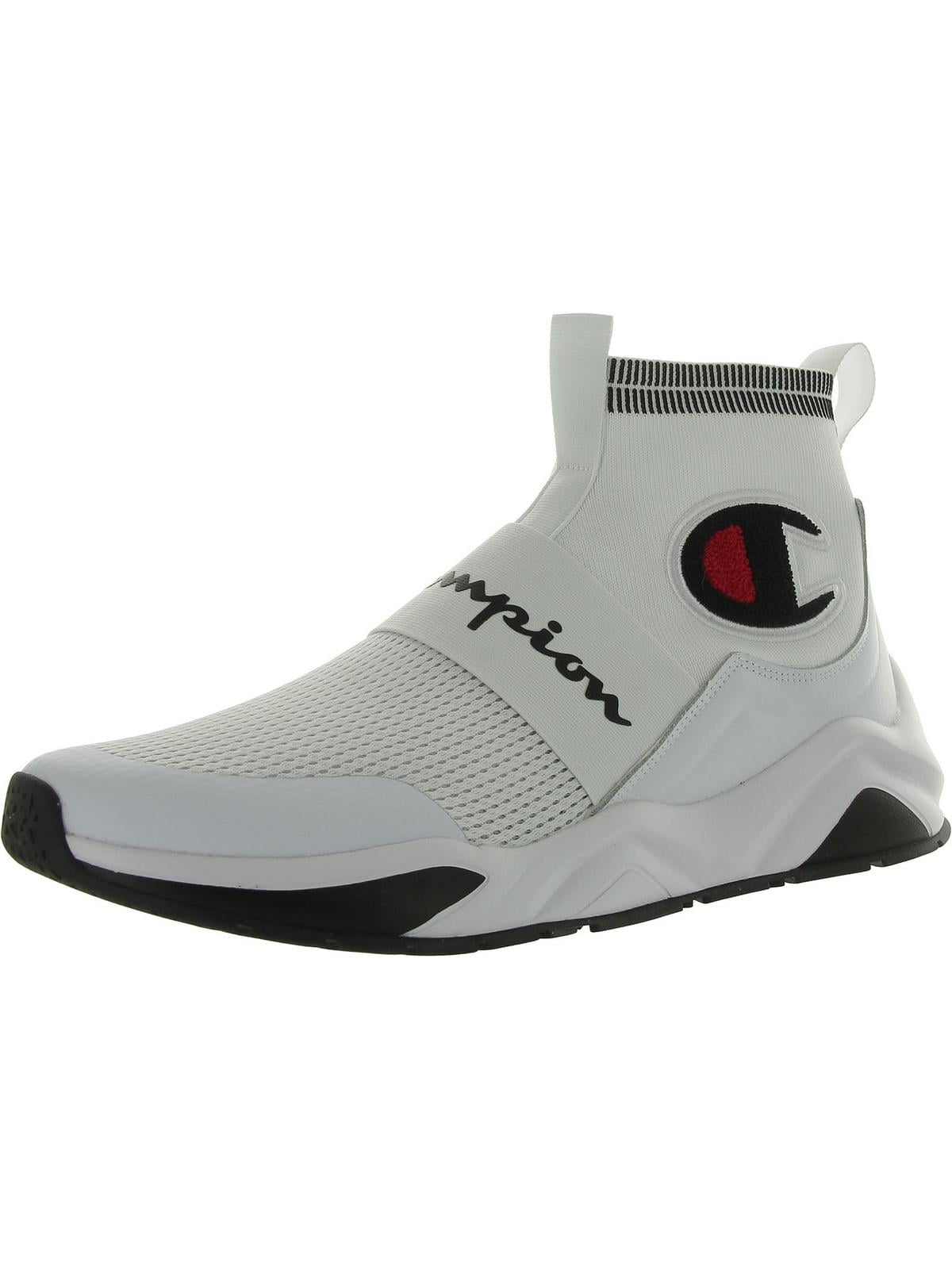 Champion Mens Rally Pro Laceless Slip On High Top Sneakers Walmart