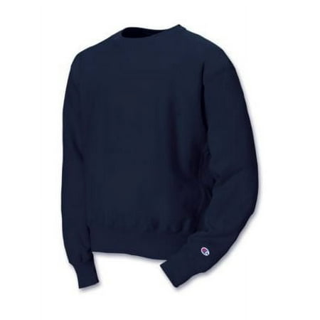 Champion Mens Reverse Weave Crew, S, Team Navy