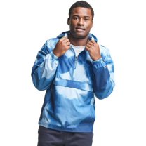Champion Mens Stadium Packable Jacket, S, Shield Blue Tonal Wash Cloud, S