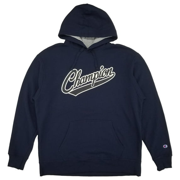 Champion Mens & Tall Mens Navy Powerblend Fleece Pullover Hoodie Sweatshirt 2XT