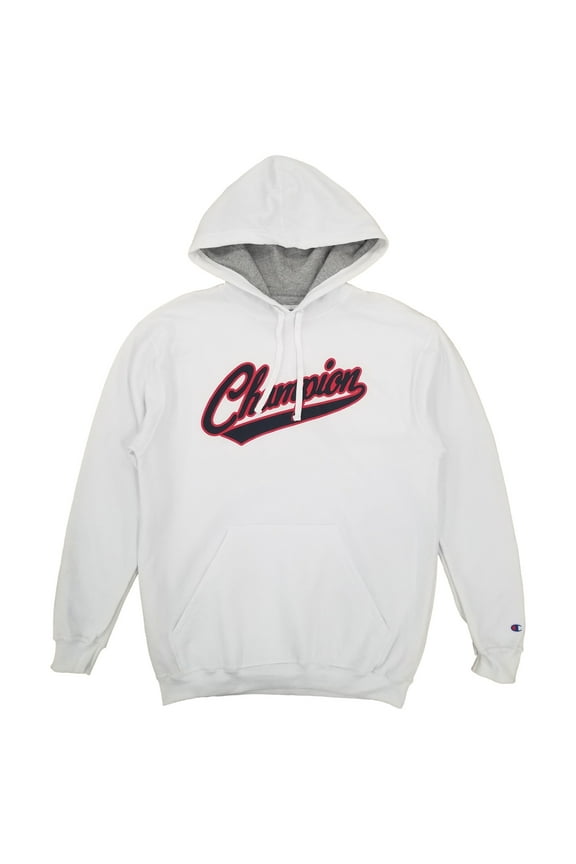 Mens & Tall Mens White Powerblend Fleece Pullover Hoodie Sweatshirt 3XB