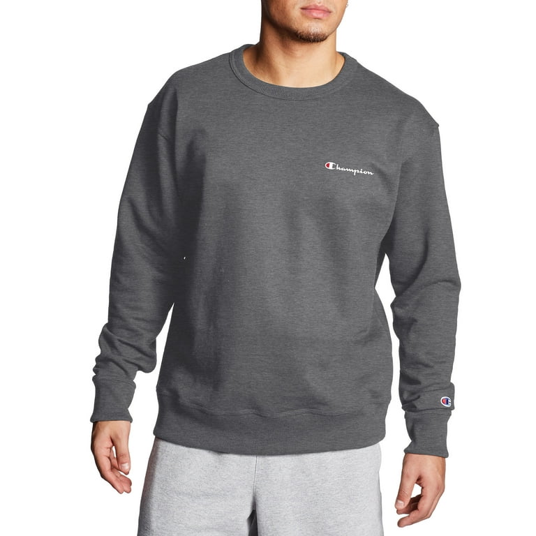 Champion Mens and Big Mens Powerblend Fleece Graphic Crew Sweatshirt up to Size 2XL