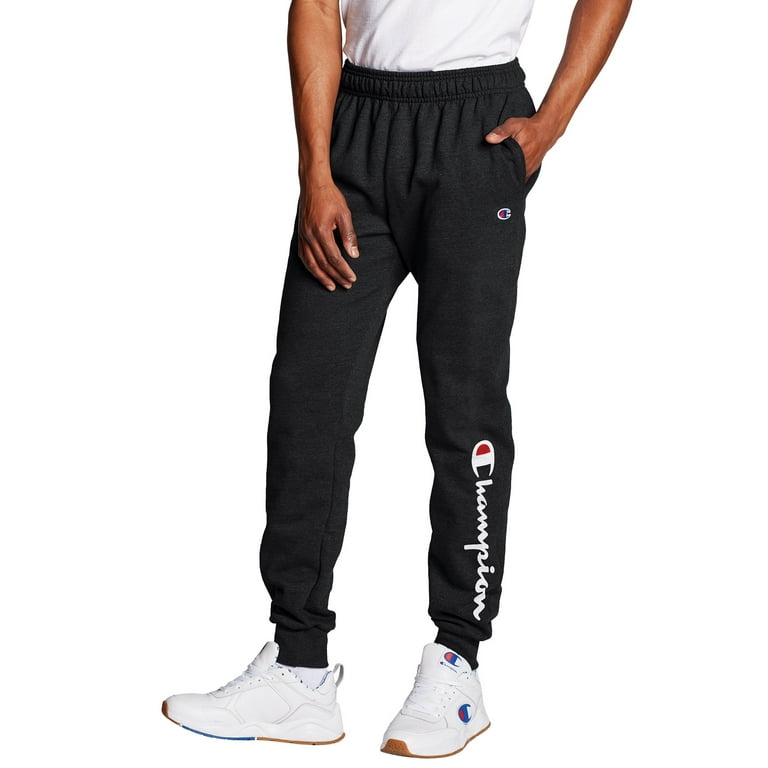 Champion Mens and Big Mens Powerblend Fleece Graphic Jogger up to Size 2XL