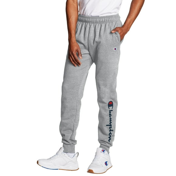 Champion Mens and Big Mens Powerblend Fleece Graphic Jogger up to Size 2XL