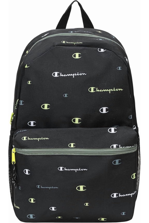 Merit Backpack, Black/Green, OS