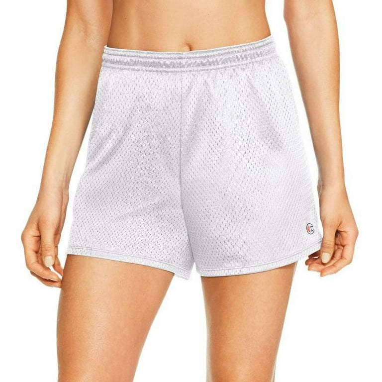 White champion mesh shorts discount
