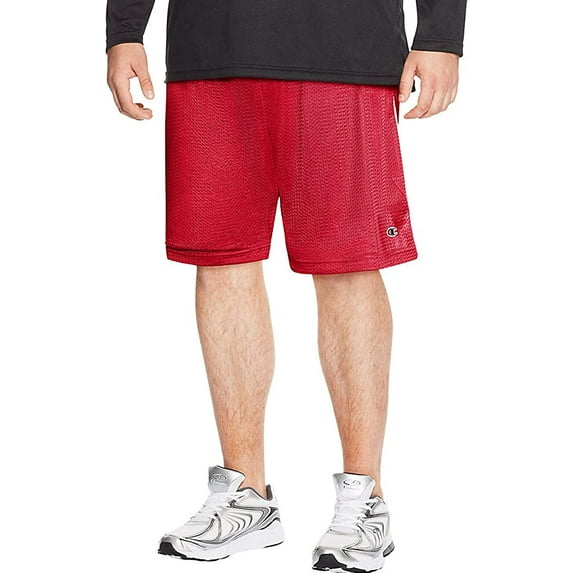 Champion Mesh Shorts, Black, 1XL 3X-Large Crimson