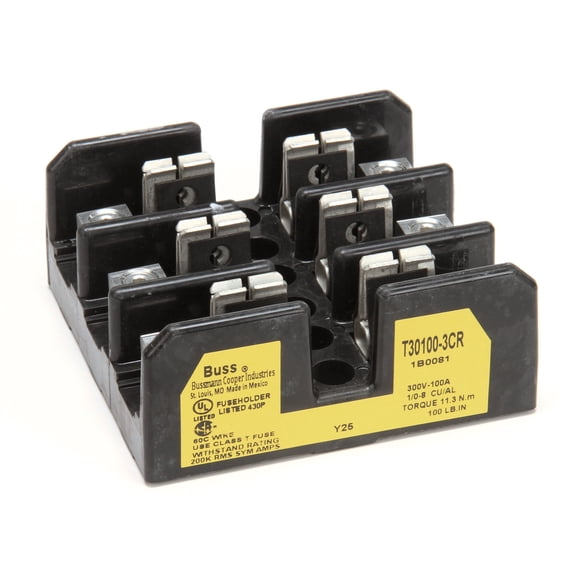Champion - Moyer Diebel 108424 Fuse Block 600V/100A 3P T Type