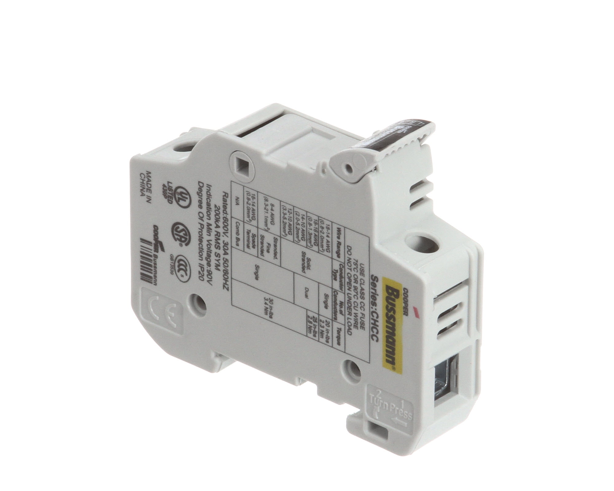 Champion - Moyer Diebel 111153 Din Rail Fuse Block, 600V, 30A